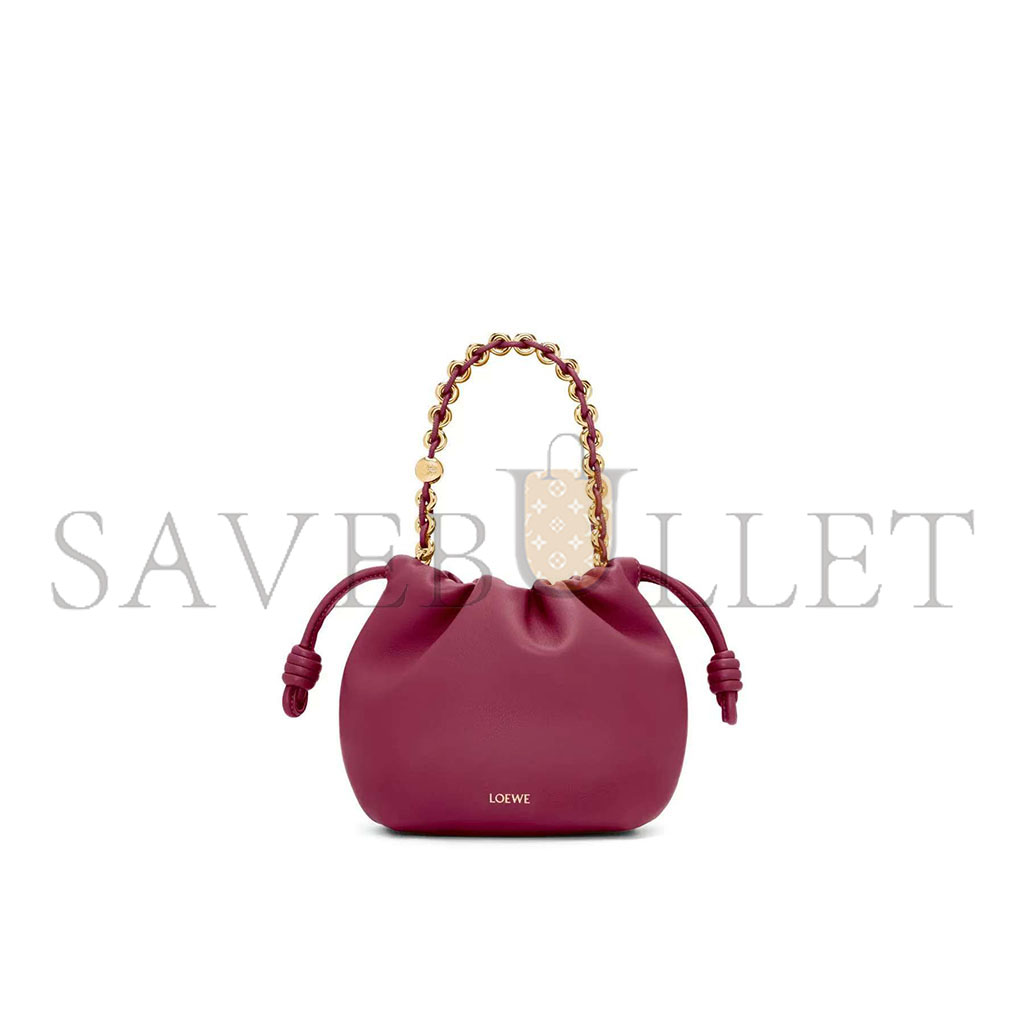 LOEWE MINI FLAMENCO PURSE BAG IN MELLOW NAPPA LAMBSKIN A914CBPX03-1048 (23*17*5.5cm)